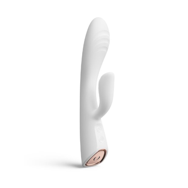 DORCEL vibromasseur Rabbit chauffant blanc
