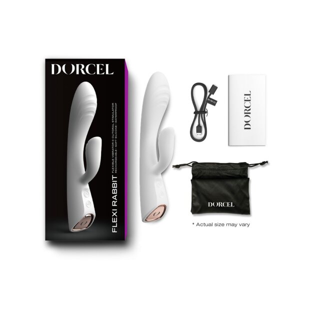 DORCEL vibromasseur Rabbit chauffant blanc
