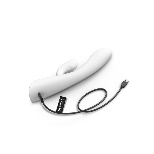 DORCEL vibromasseur Rabbit chauffant blanc