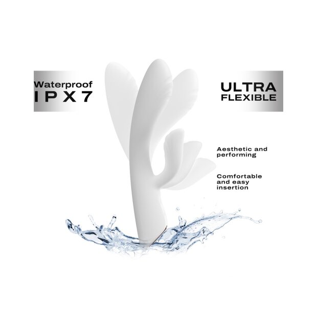 DORCEL vibromasseur Rabbit chauffant blanc