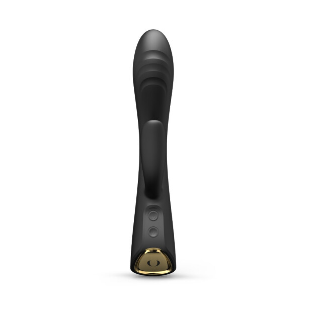 DORCEL Wärmender Rabbit Vibrator Schwarz 21,2 cm ⌀ 3,6 cm