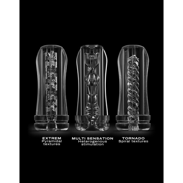 DORCEL Deep Blow Multi Sensation Masturbator Transparent