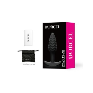 DORCEL Wavy Plug Anal Plug Schwarz ⌀ 3 cm