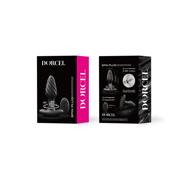 DORCEL Spin Plug Noir 3,8 cm