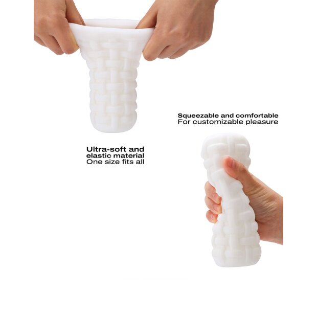 DORCEL Textured Masturbator Cup - Tight White