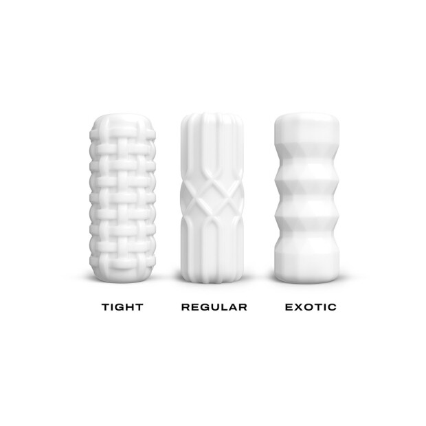 DORCEL Textured Masturbator Cup - Exotic White