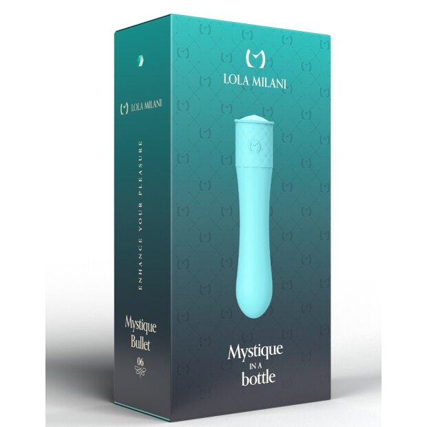 Lola Milani Mystique Bullet Vibrator Blau 16,2 cm
