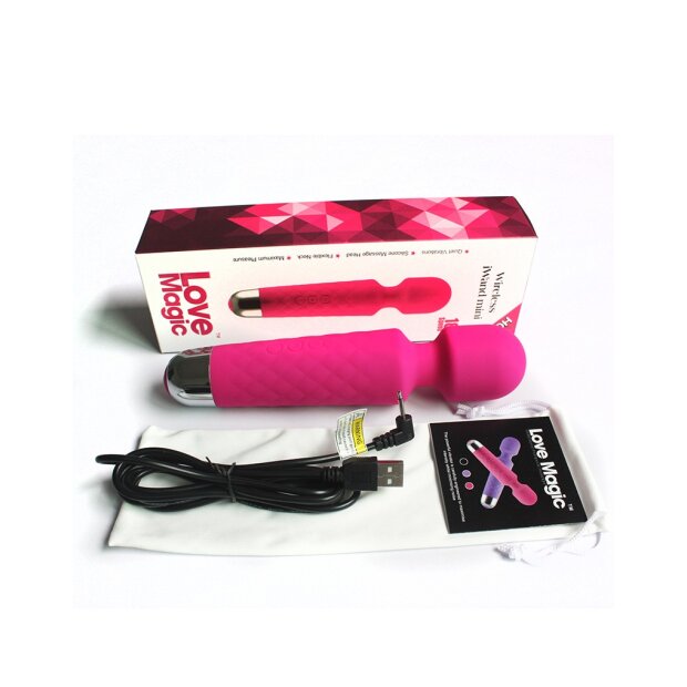 Love Magic Iwand Mini Vibrator 20cm Red