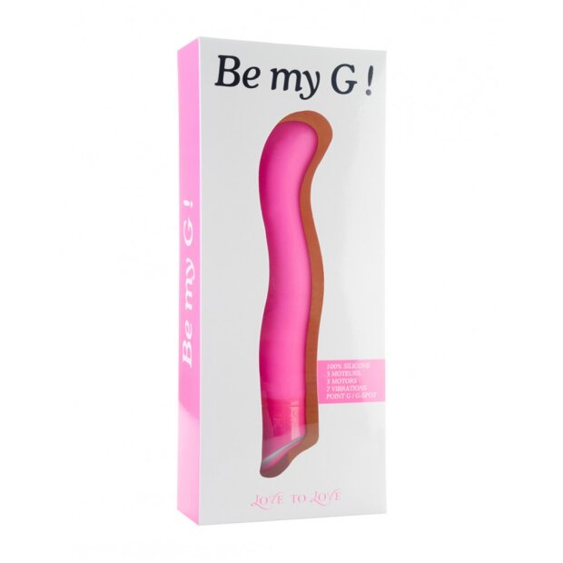 Love to Love G Punkt Vibrator mit 7 Vibrationsmodi 22 cm Pink