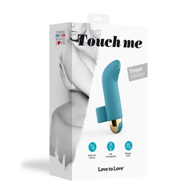 Love to Love Finger Vibrator with 10 vibration modes Green