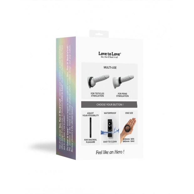 Love to Love Penisring Ø 3 min 6 max cm Schwarz