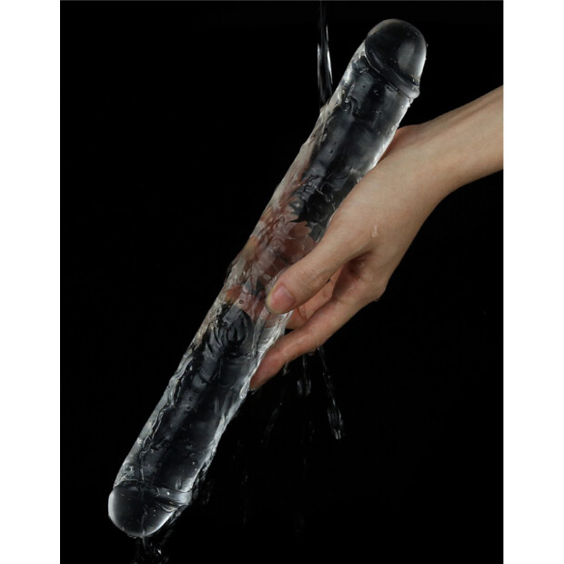 LoveToy Double Dildo 30 cm Transparent