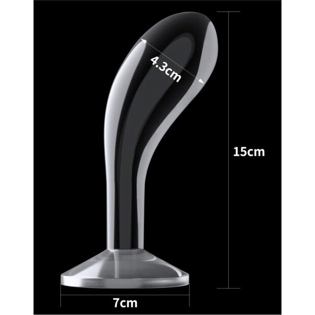 LoveToy Plug prostatique Ø 4,3 cm Transparent