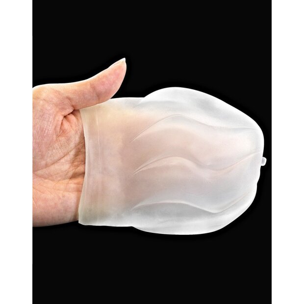 LoveToy Œuf masturbateur 13 cm Bleu transparent