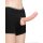 LoveToy Unisex Strap On Boxershorts aus Baumwolle Schwarz M