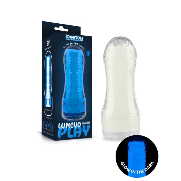 LoveToy Masturbator Glows in the Dark 20,5 cm