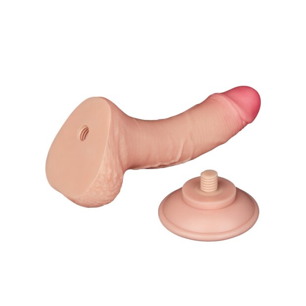 Lovetoy Sliding Skin Dildo Realistisch Beige 19,5 cm ⌀ 3.5 cm