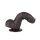 LoveToy - Sliding Skin Dildo 18.3 cm (Ø 3.5 cm) - Black