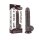 Lovetoy Sliding Skin Dildo Saugnapf Schwarz 24 cm