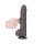 Lovetoy Sliding Skin Dildo Saugnapf Schwarz 24 cm