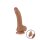 LoveToy - Sliding Skin Dildo 19.5 cm (Ø 3.5 cm) - Brown