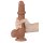 LoveToy - Sliding Skin Dildo 22 cm (Ø 3.7 cm) - Brown