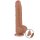 LoveToy - Sliding Skin Dildo 24 cm (Ø 4.3 cm) - Brown