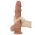 LoveToy - Sliding Skin Dildo 24 cm (Ø 4.3 cm) - Brown