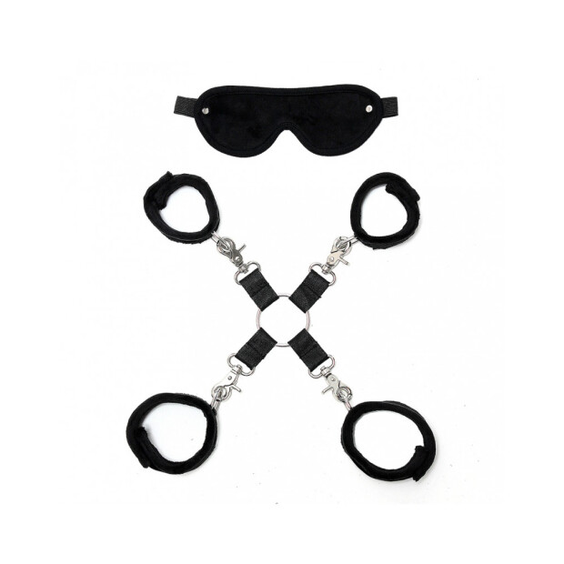 Rimba Soft Bondage Set Black 6 Pieces