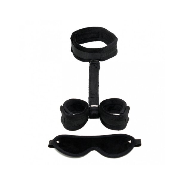 Rimba Soft Bondage Set Black 3 Pieces