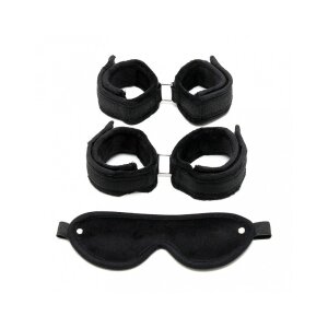 Rimba Soft Bondage Set Black 3 Pieces