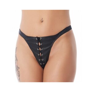 Rimba Lace-up Brief One Size Black