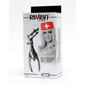 Rimba Anal Spekulum mit drei Löffeln Silber