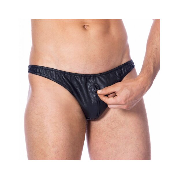 Rimba Mensbrief with Zip S Black