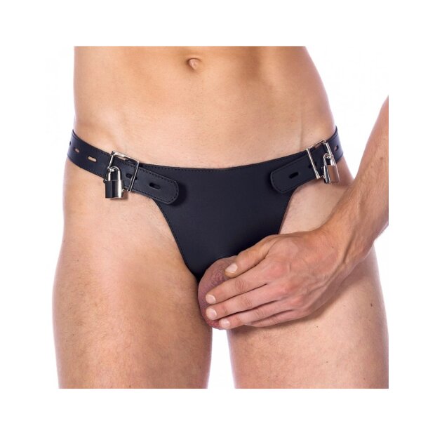 Rimba Mensbrief with Analplug 3,5 cm Black
