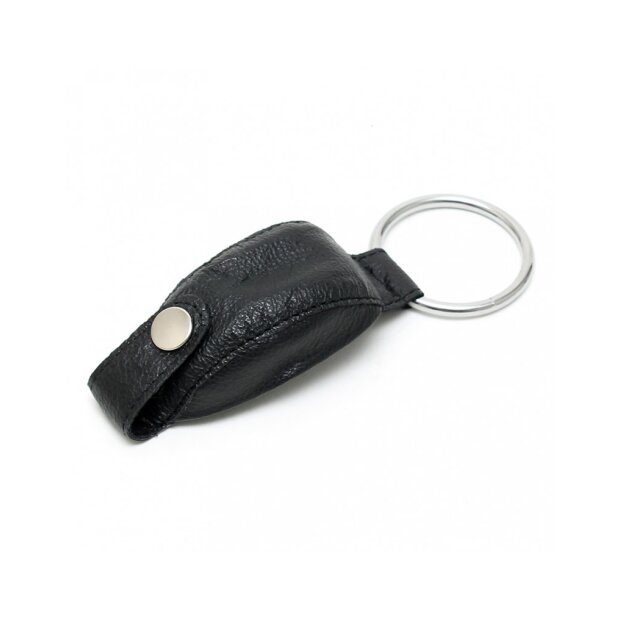 Rimba Penis Chastity Cage with Ring Silver Black Ø 5 cm