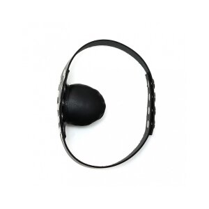 Rimba bâillon avec coussin doux noir