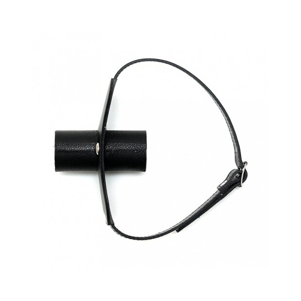 Rimba Gag with Urine Tube Black Ø 4 cm