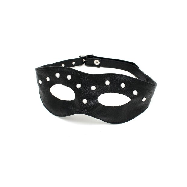 Rimba masque pour les yeux réglable avec clous noir