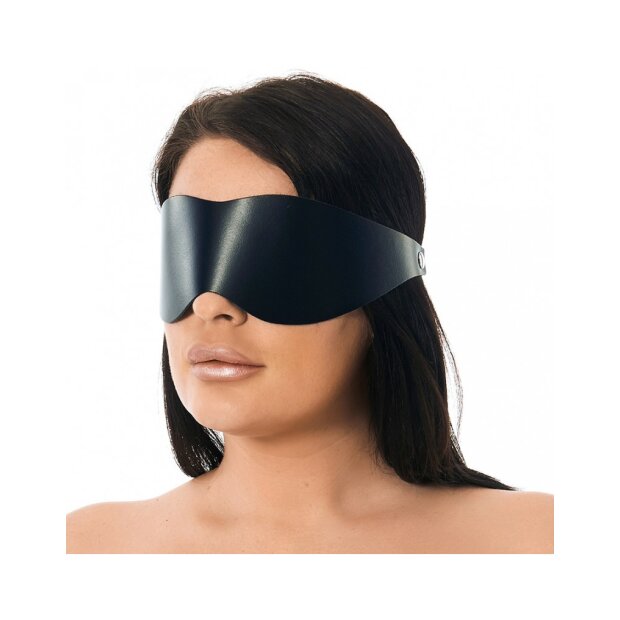Rimba Leather Eye Mask Black
