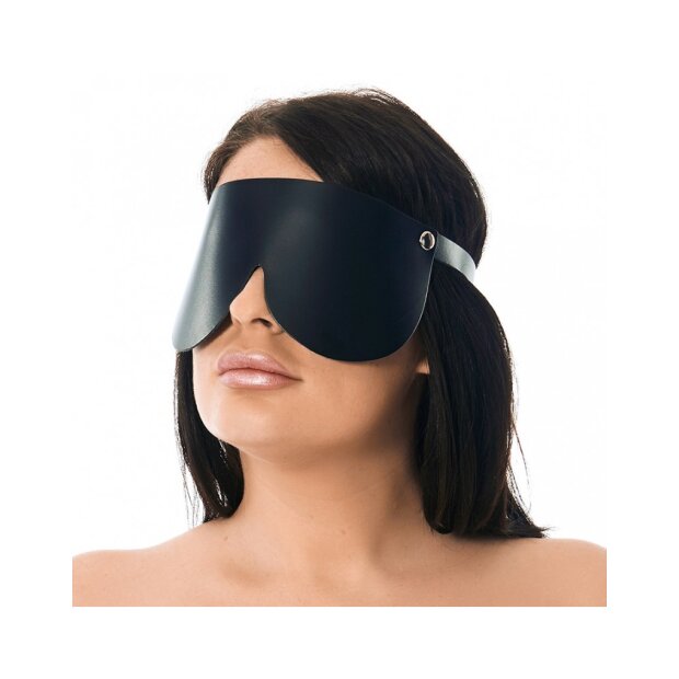 Rimba Leather Eye Mask Black