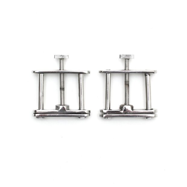 Rimba Pinces à seins réglables Argent 2 pièces