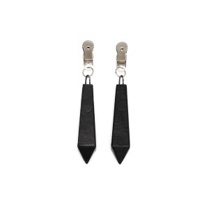 Rimba Pinces à seins avec poids Noir Argent 2 x 300 g