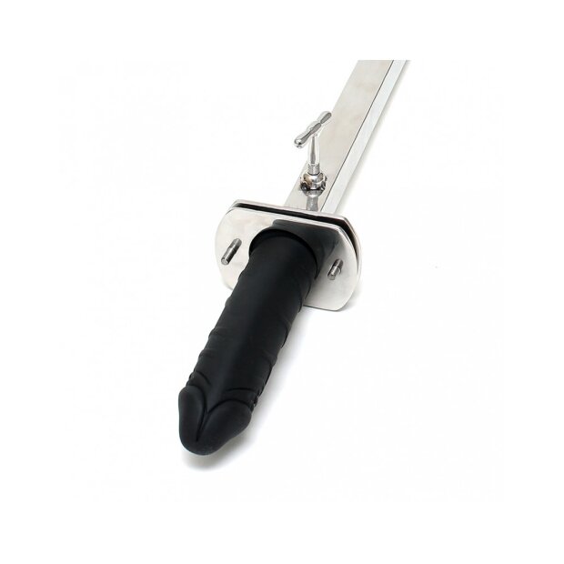 Rimba Metal Spreader Bar without Dildo Silver 60 cm