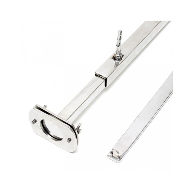 Rimba Metal Spreader Bar without Dildo Silver 60 cm
