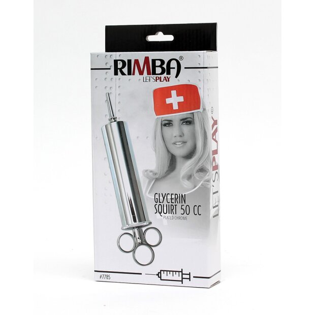 Rimba Metal Syringe Silver 50 ml