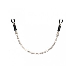 Rimba Pinces à seins avec chaîne Argent Noir...