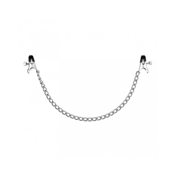 Rimba Pinces à seins réglables avec chaîne Argent 2 pièces