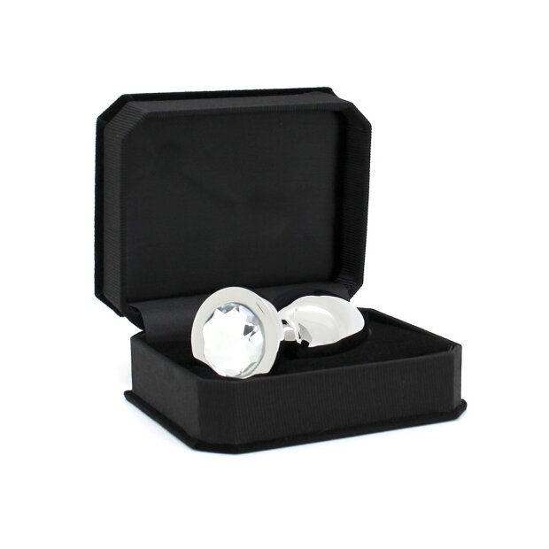 Rimba Plug anal avec Cristal Argent Ø 4 cm