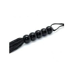 Rimba Flogger en silicone Noir 38 cm